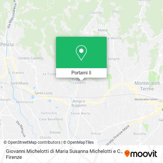 Mappa Giovanni Michelotti di Maria Susanna Michelotti e C.