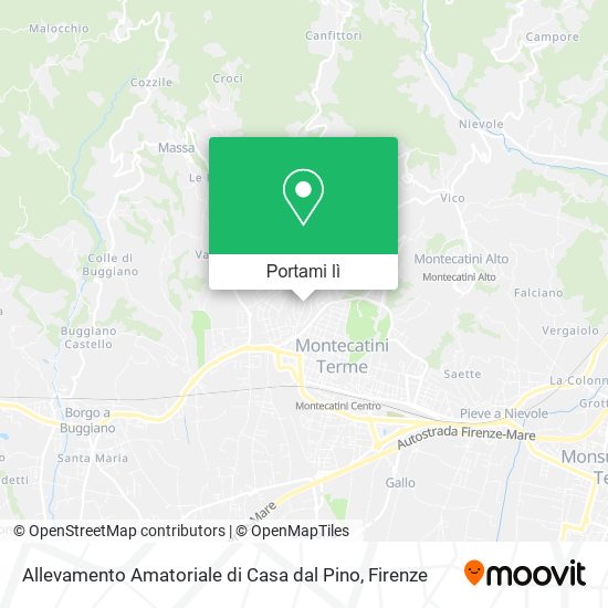 Mappa Allevamento Amatoriale di Casa dal Pino