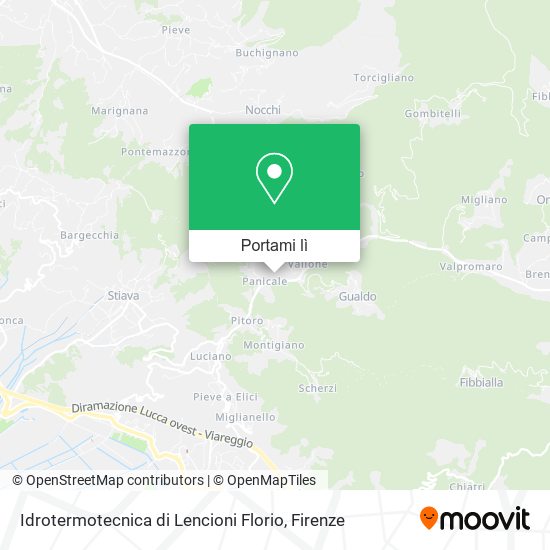 Mappa Idrotermotecnica di Lencioni Florio