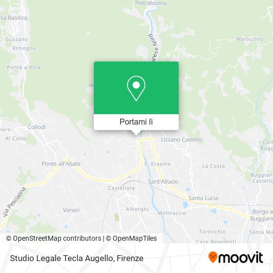 Mappa Studio Legale Tecla Augello