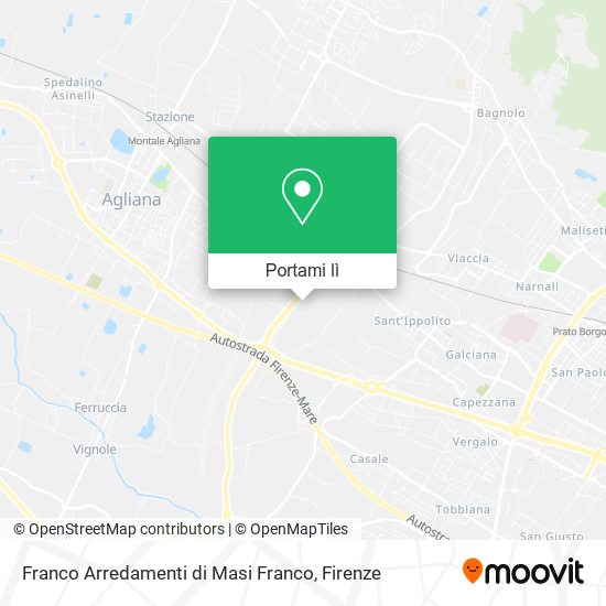 Mappa Franco Arredamenti di Masi Franco