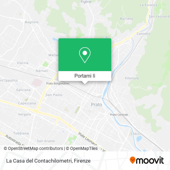 Mappa La Casa del Contachilometri