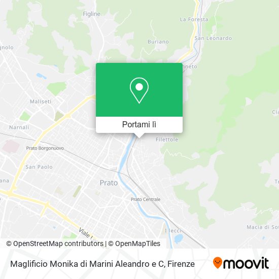 Mappa Maglificio Monika di Marini Aleandro e C