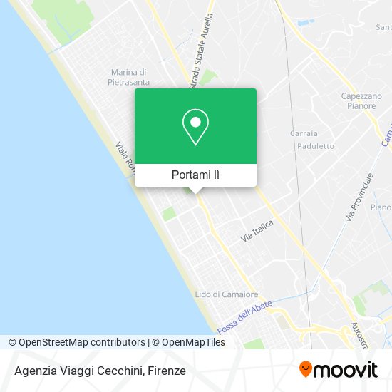 Mappa Agenzia Viaggi Cecchini