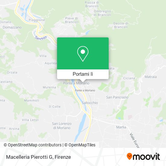 Mappa Macelleria Pierotti G