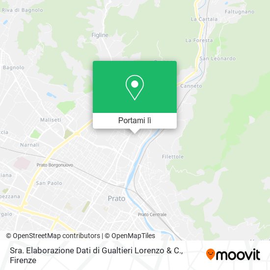 Mappa Sra. Elaborazione Dati di Gualtieri Lorenzo & C.