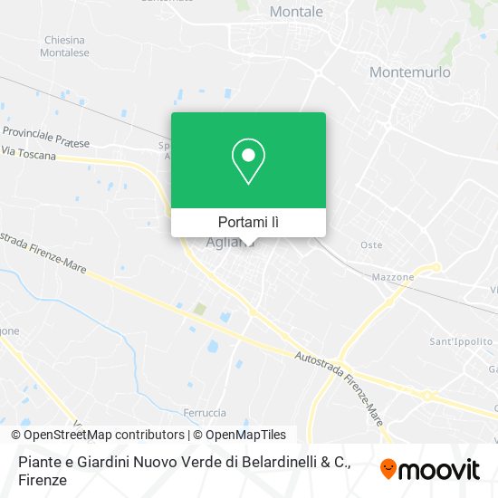 Mappa Piante e Giardini Nuovo Verde di Belardinelli & C.