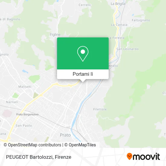 Mappa PEUGEOT Bartolozzi