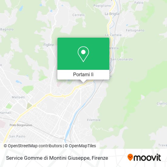 Mappa Service Gomme di Montini Giuseppe