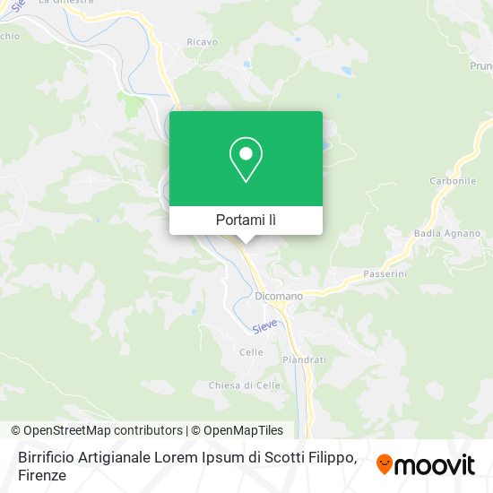 Mappa Birrificio Artigianale Lorem Ipsum di Scotti Filippo