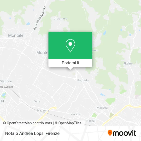 Mappa Notaio Andrea Lops