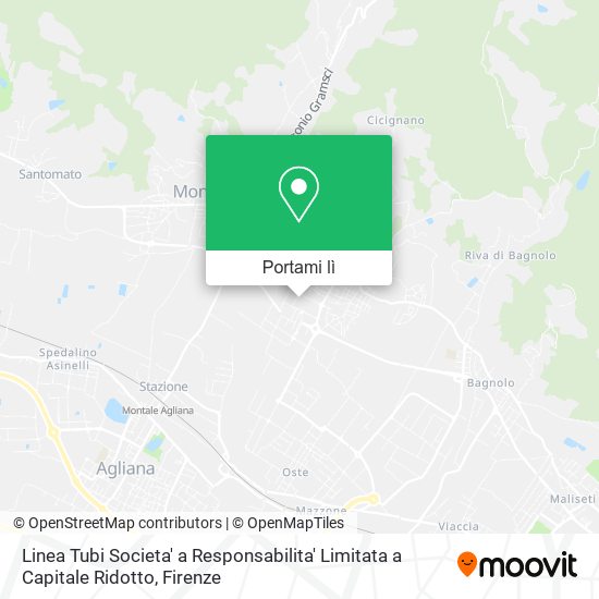 Mappa Linea Tubi Societa' a Responsabilita' Limitata a Capitale Ridotto