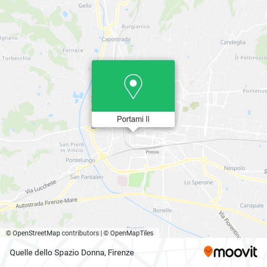 Mappa Quelle dello Spazio Donna