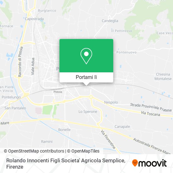 Mappa Rolando Innocenti Figli Societa' Agricola Semplice