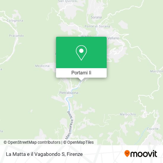 Mappa La Matta e il Vagabondo S