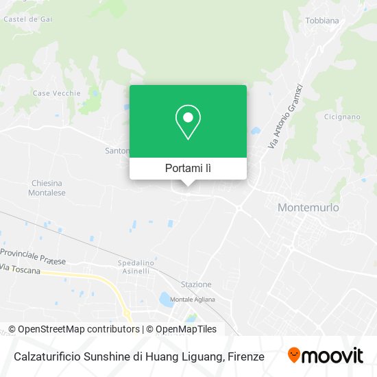 Mappa Calzaturificio Sunshine di Huang Liguang