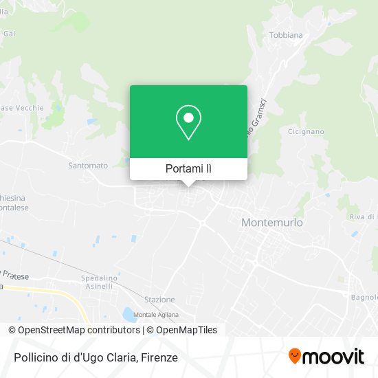 Mappa Pollicino di d'Ugo Claria