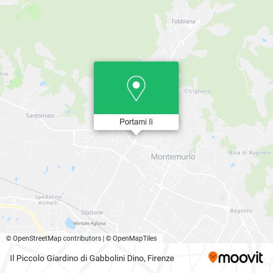 Mappa Il Piccolo Giardino di Gabbolini Dino