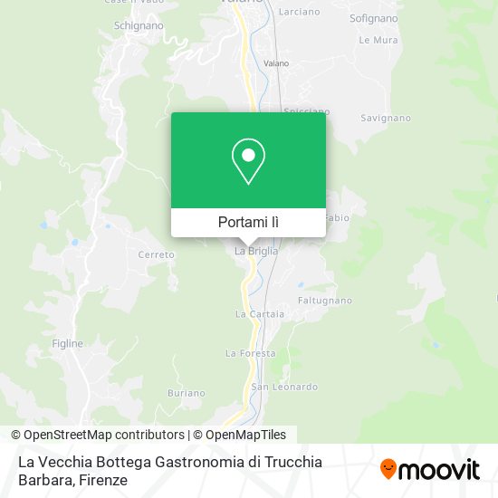 Mappa La Vecchia Bottega Gastronomia di Trucchia Barbara