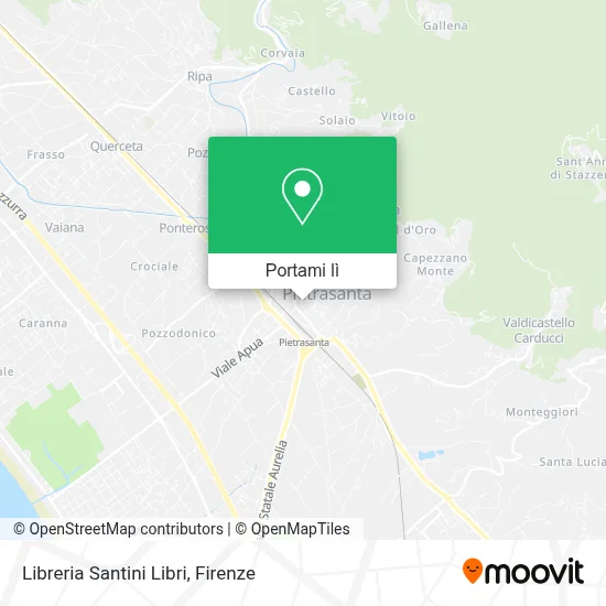 Mappa Libreria Santini Libri