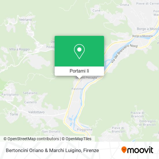 Mappa Bertoncini Oriano & Marchi Luigino