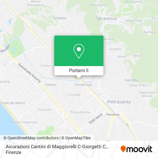 Mappa Aicurazioni Cantini di Maggiorelli C-Giorgetti C.