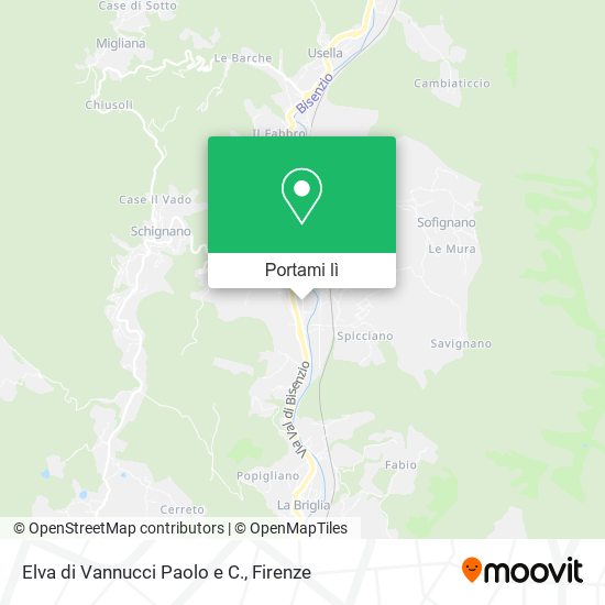 Mappa Elva di Vannucci Paolo e C.