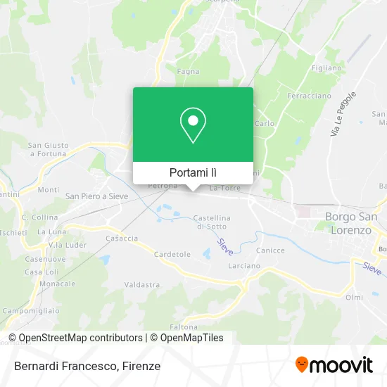 Mappa Bernardi Francesco