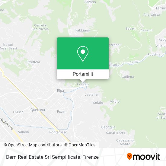 Mappa Dem Real Estate Srl Semplificata