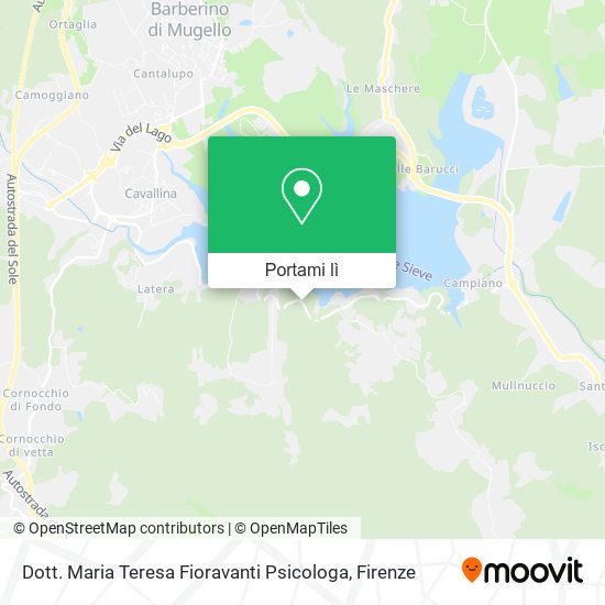 Mappa Dott. Maria Teresa Fioravanti Psicologa