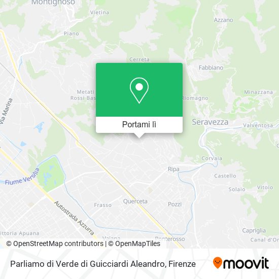 Mappa Parliamo di Verde di Guicciardi Aleandro