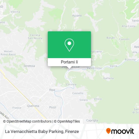 Mappa La Vernacchietta Baby Parking