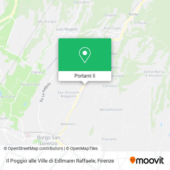 Mappa Il Poggio alle Ville di Edlmann Raffaele