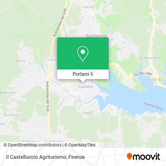 Mappa Il Castelluccio Agriturismo