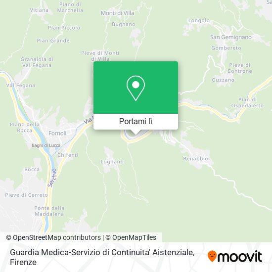 Mappa Guardia Medica-Servizio di Continuita' Aistenziale