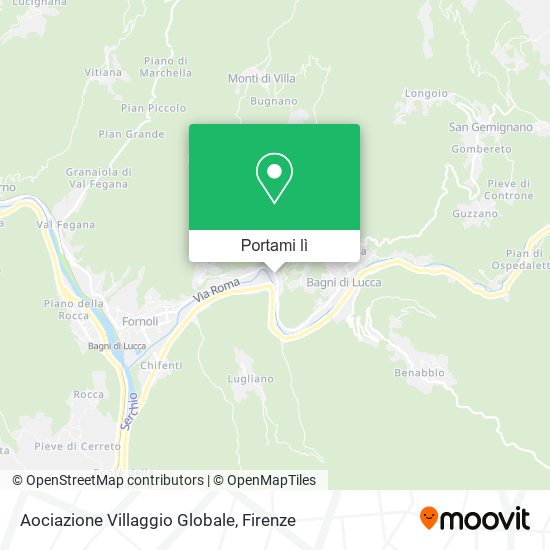Mappa Aociazione Villaggio Globale