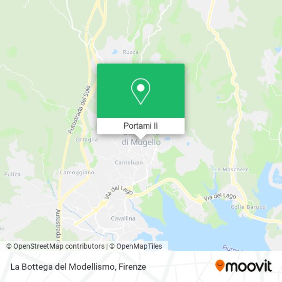 Mappa La Bottega del Modellismo