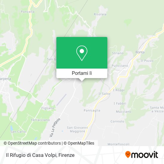 Mappa Il Rifugio di Casa Volpi