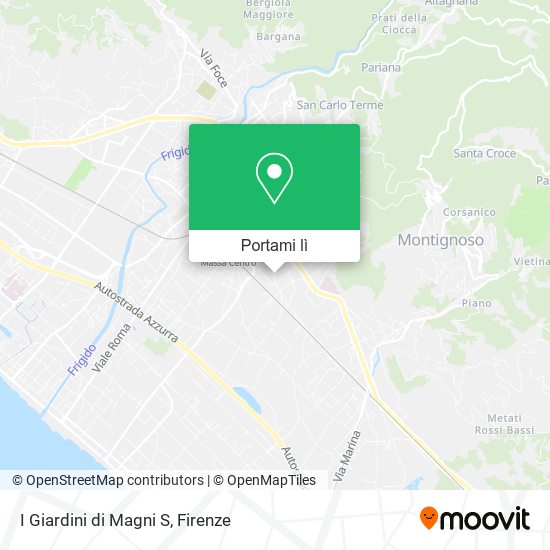 Mappa I Giardini di Magni S