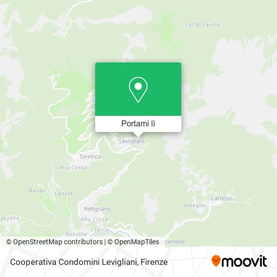 Mappa Cooperativa Condomini Levigliani
