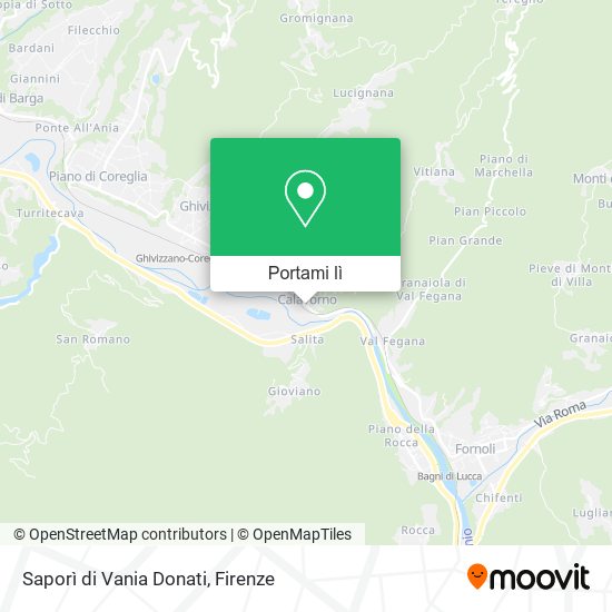 Mappa Saporì di Vania Donati