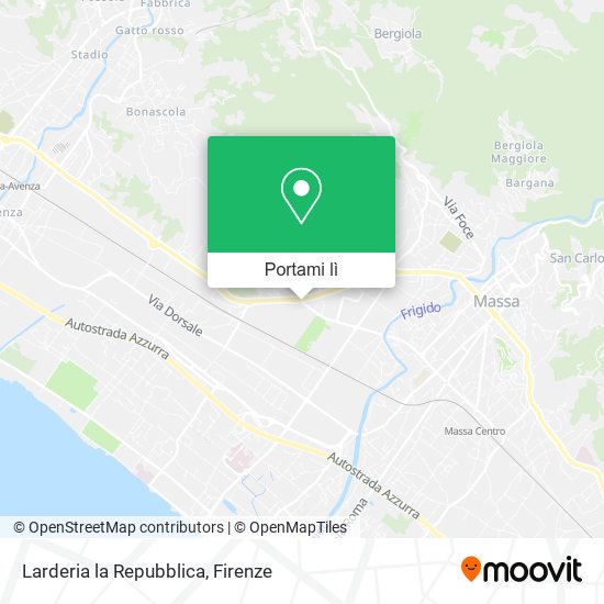 Mappa Larderia la Repubblica