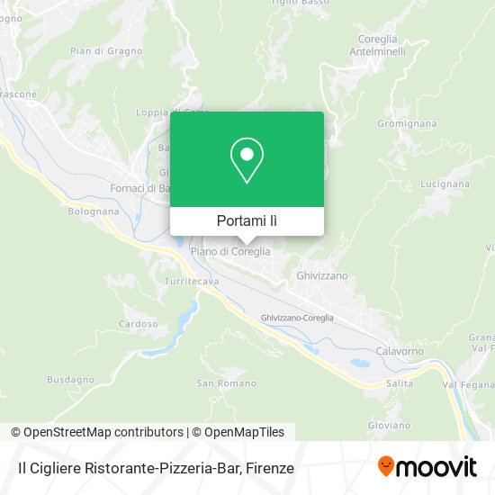 Mappa Il Cigliere Ristorante-Pizzeria-Bar