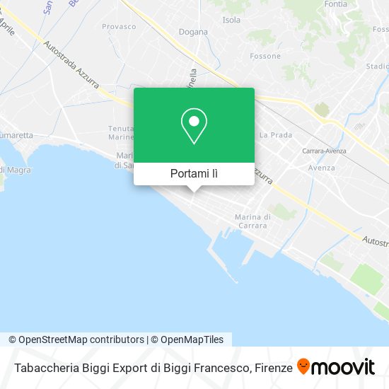Mappa Tabaccheria Biggi Export di Biggi Francesco
