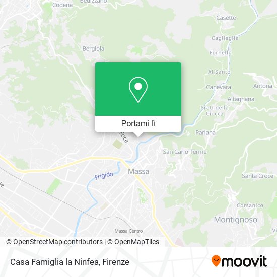 Mappa Casa Famiglia la Ninfea