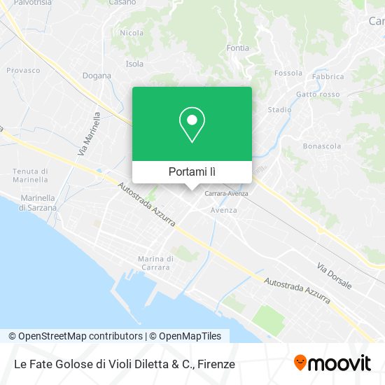 Mappa Le Fate Golose di Violi Diletta & C.