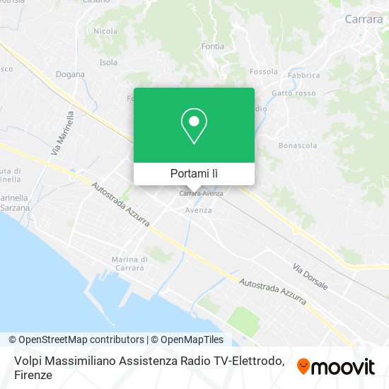 Mappa Volpi Massimiliano Assistenza Radio TV-Elettrodo