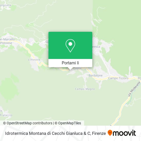 Mappa Idrotermica Montana di Cecchi Gianluca & C