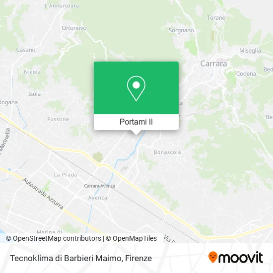 Mappa Tecnoklima di Barbieri Maimo