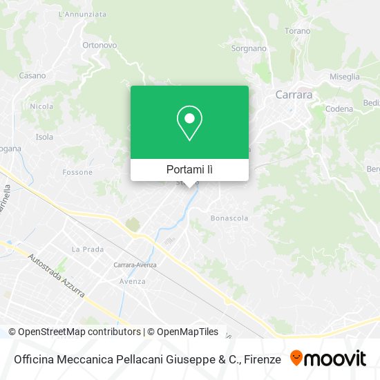 Mappa Officina Meccanica Pellacani Giuseppe & C.